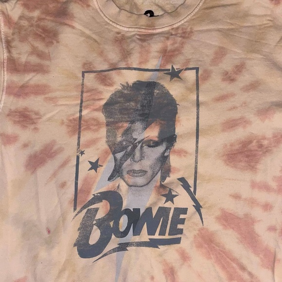 David Bowie As Ziggy Stardust Graphic Tie Dye Crewneck Sweatshirt • Size: Medium - Picture 3 of 8